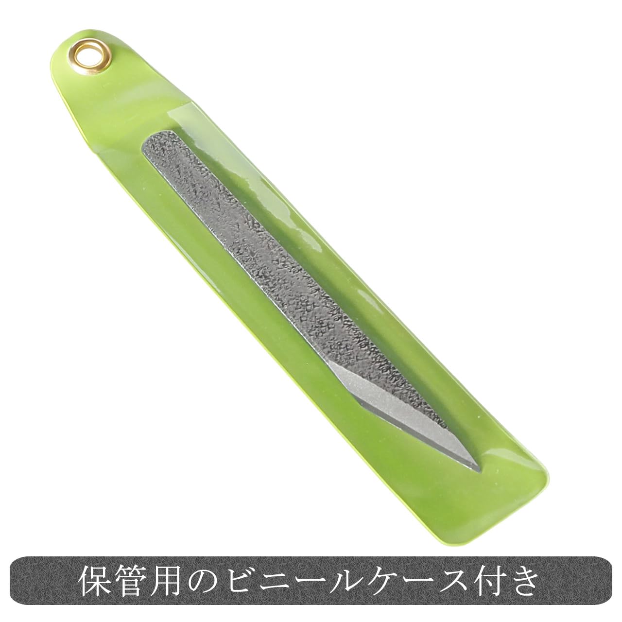 Amazon.co.jp: 切り出し小刀 鎚目仕上げ 片刃 白鋼 木工 竹細工 家庭